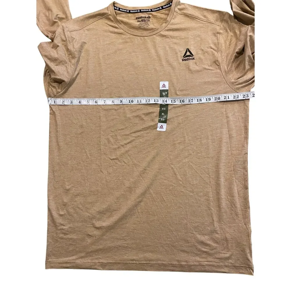 Reebok Mens and Big Mens Delta Core Long Sleeve Top Sizes‎ XL Beige Breathable